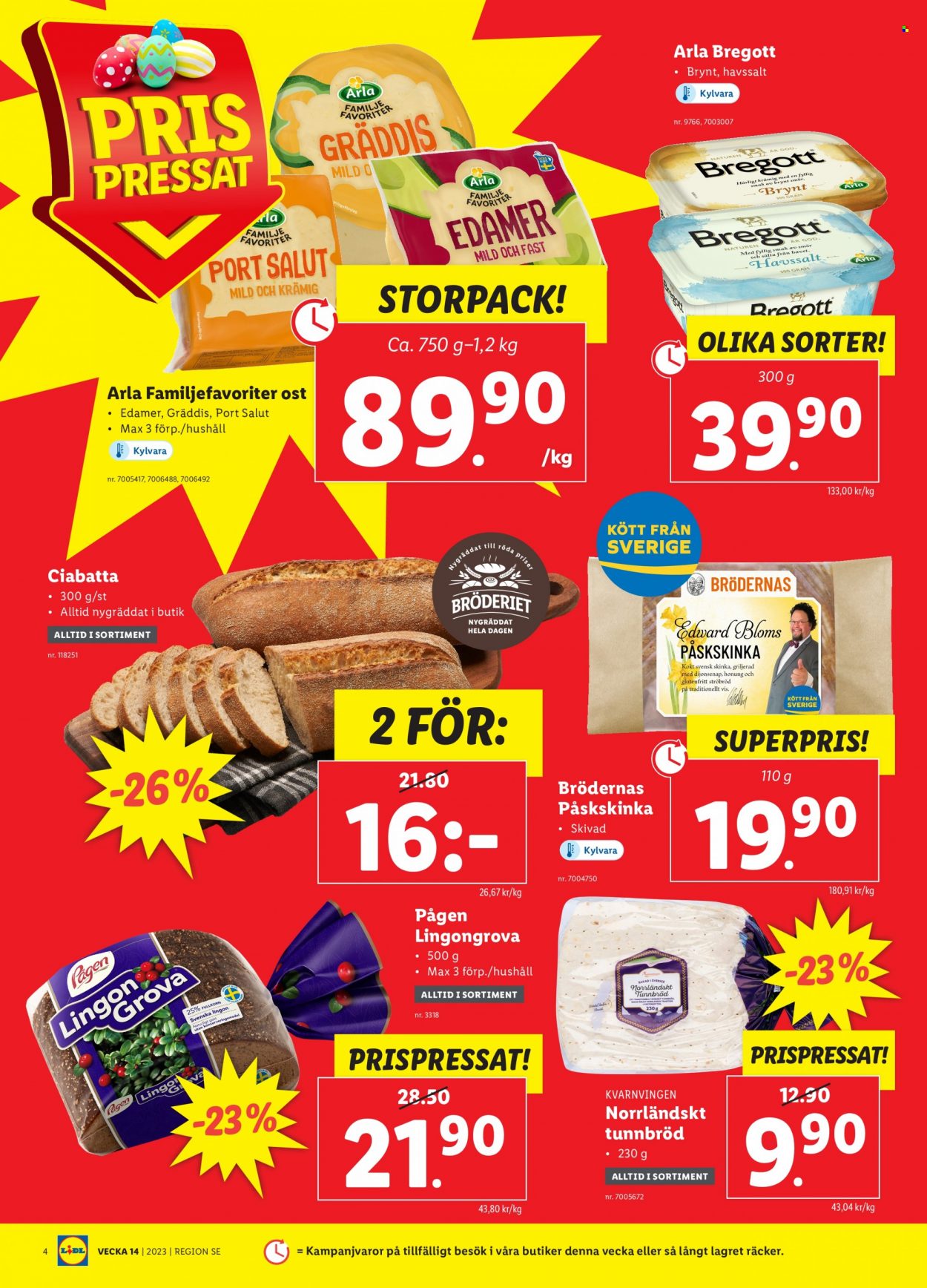 Lidl reklamblad - 3/4 2023 - 9/4 2023. Sida 4