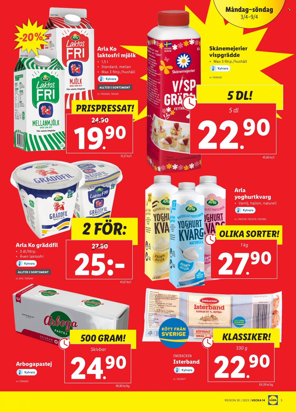 Lidl reklamblad - 3/4 2023 - 9/4 2023. Sida 5