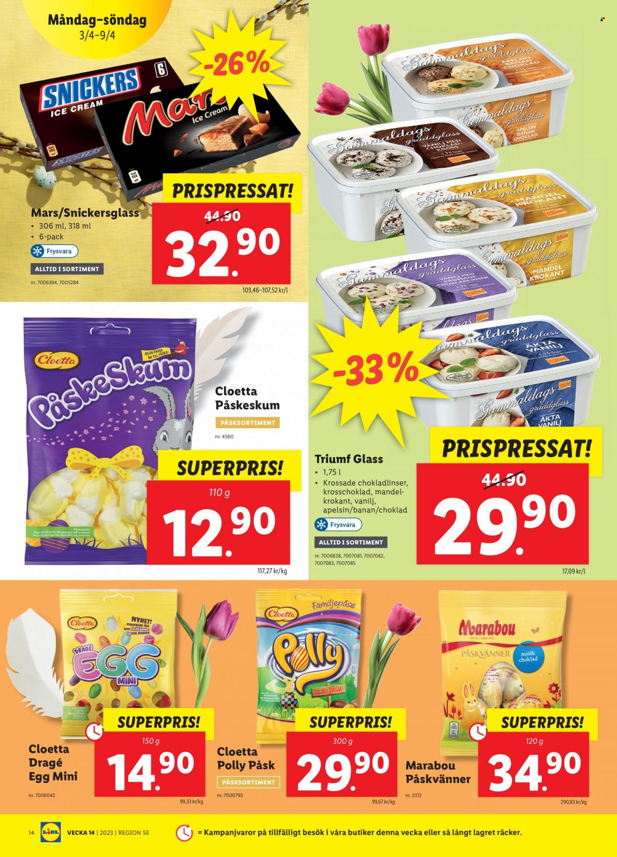 Lidl reklamblad - 3/4 2023 - 9/4 2023. Sida 14