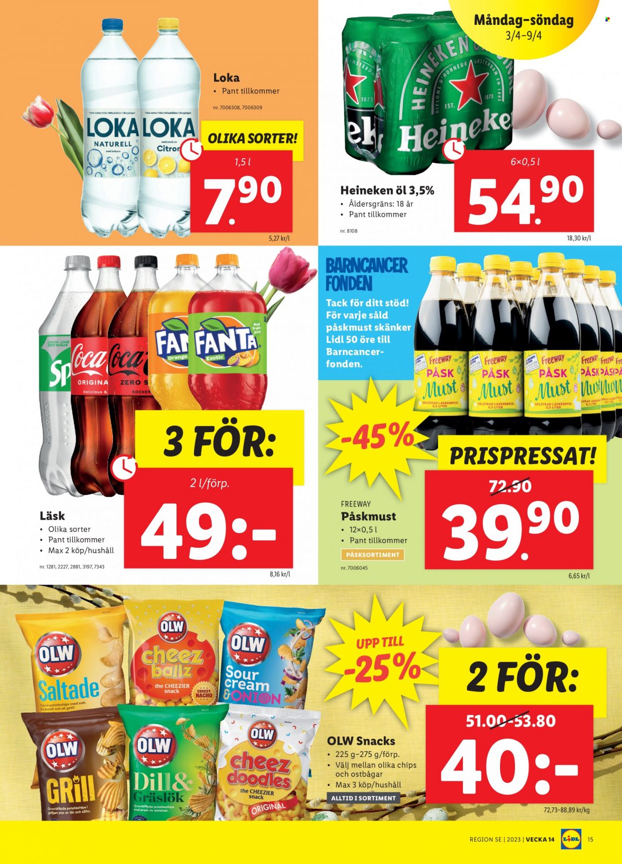 Lidl reklamblad - 3/4 2023 - 9/4 2023. Sida 15