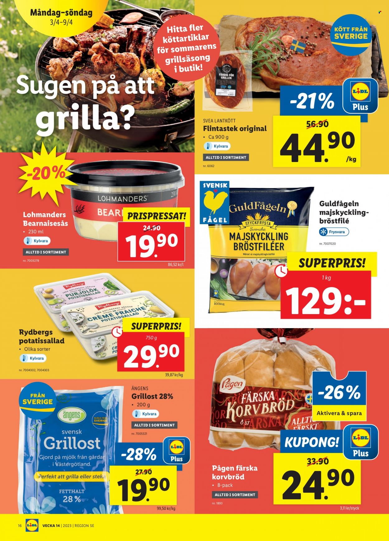 Lidl reklamblad - 3/4 2023 - 9/4 2023. Sida 16
