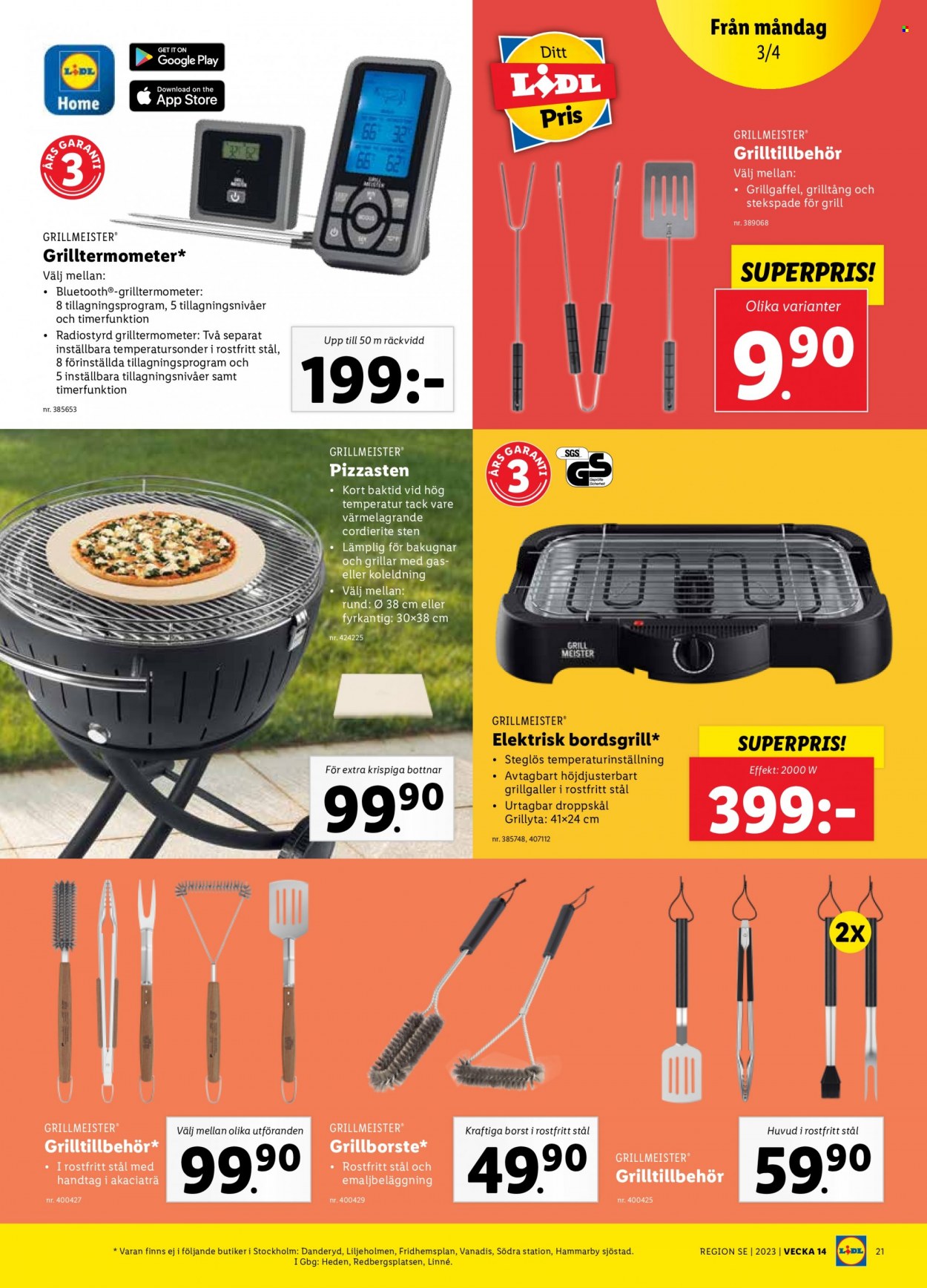 Lidl reklamblad - 3/4 2023 - 9/4 2023. Sida 21