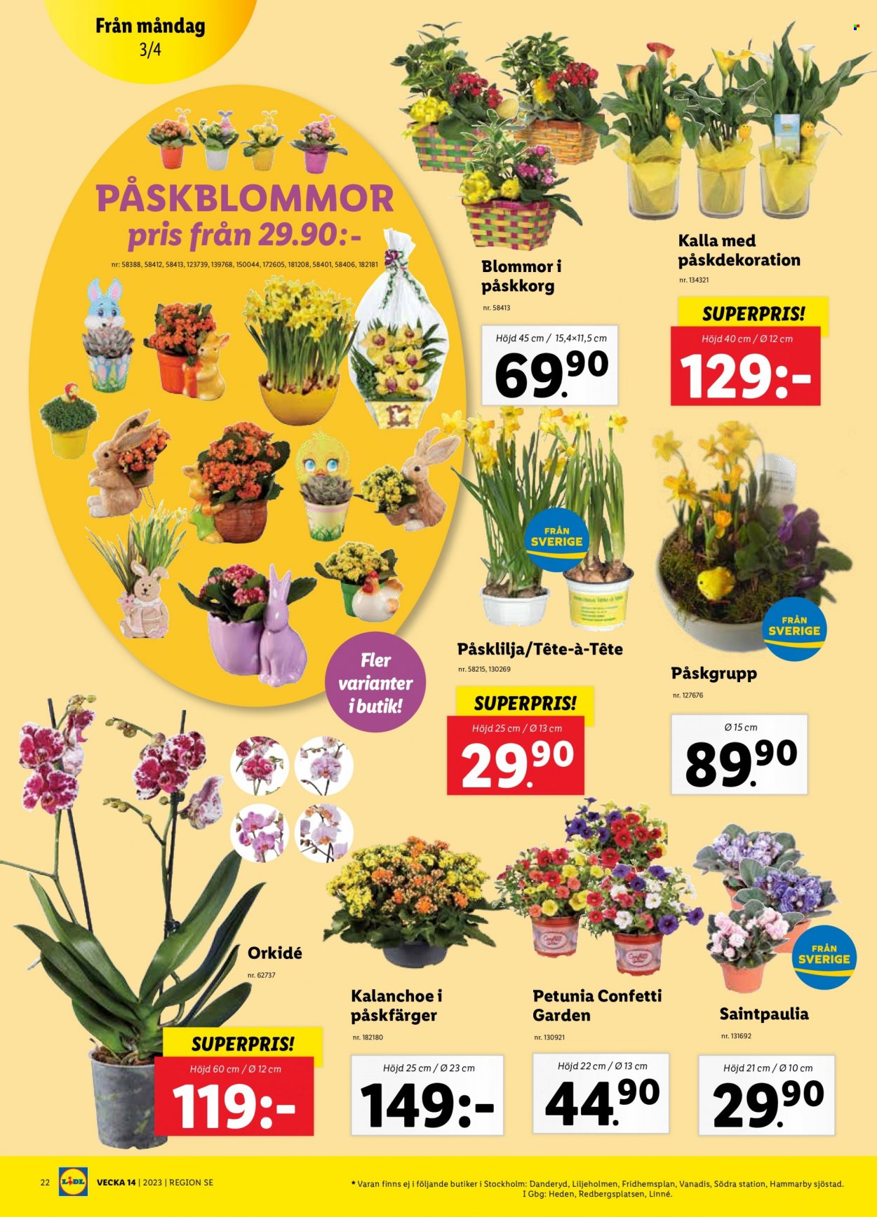 Lidl reklamblad - 3/4 2023 - 9/4 2023. Sida 22