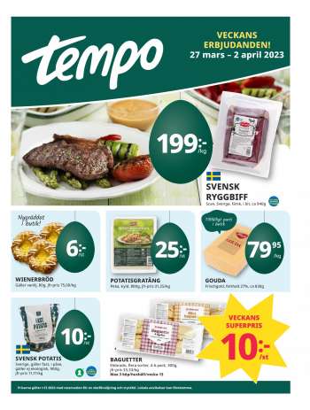 Tempo reklamblad - 27/3 2023 - 2/4 2023.