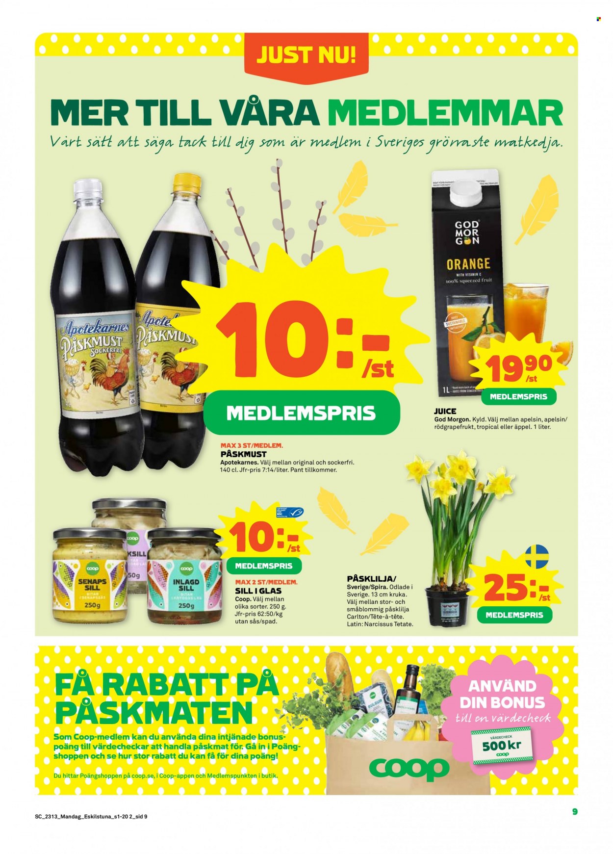 Stora Coop reklamblad - 27/3 2023 - 2/4 2023. Sida 9