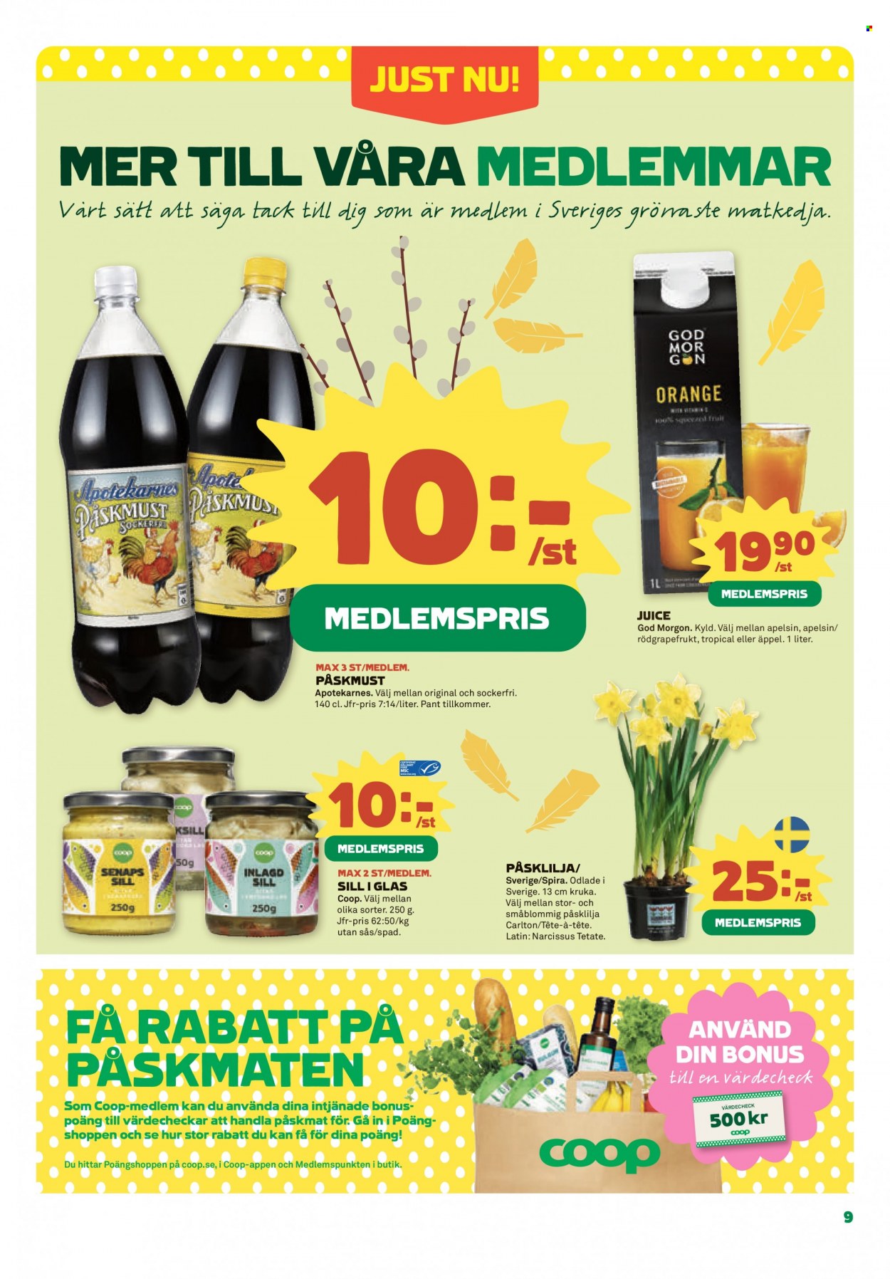 Coop reklamblad - 27/3 2023 - 2/4 2023. Sida 9