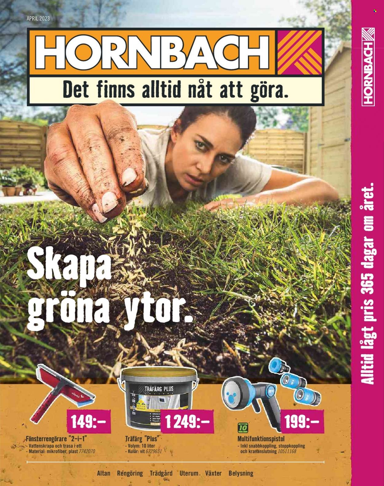 Hornbach reklamblad - 1/4 2023 - 19/4 2023. Sida 1