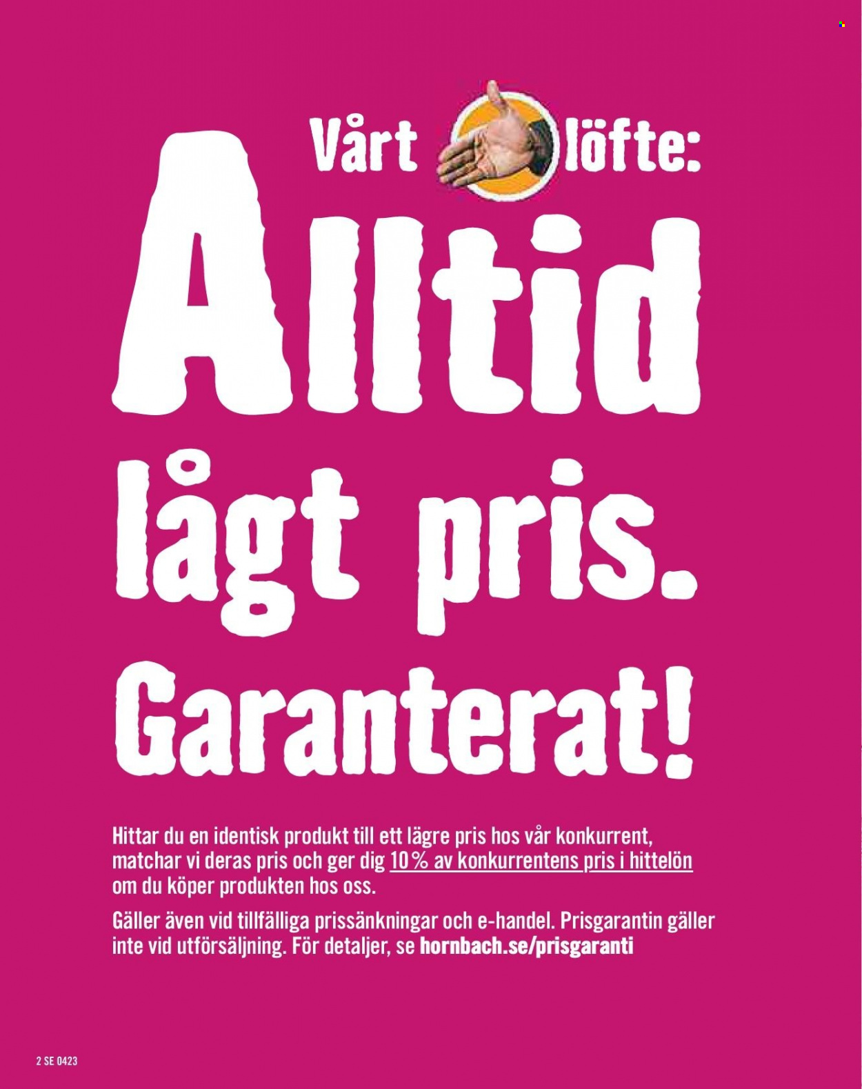 Hornbach reklamblad - 1/4 2023 - 19/4 2023. Sida 2