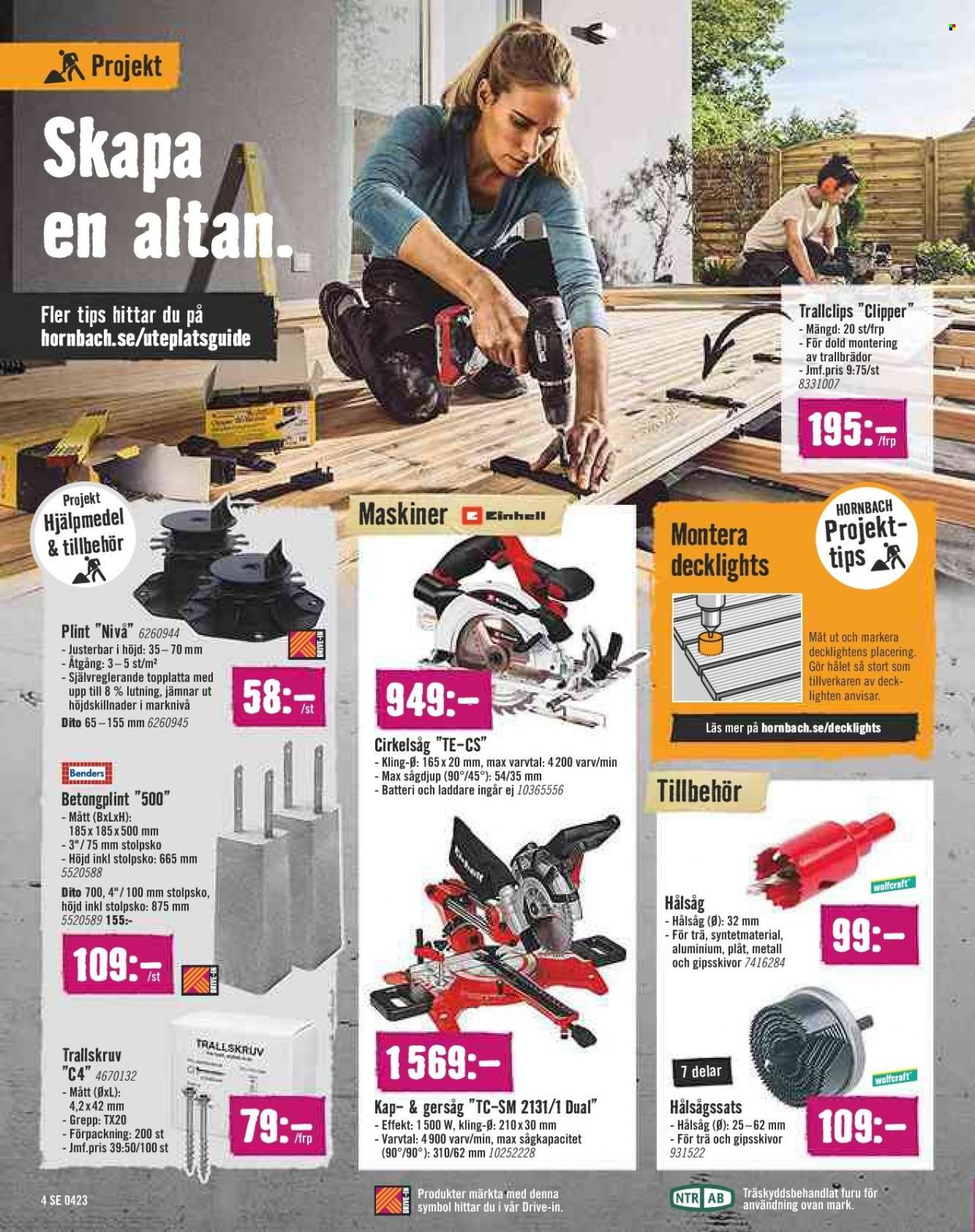 Hornbach reklamblad - 1/4 2023 - 19/4 2023. Sida 4