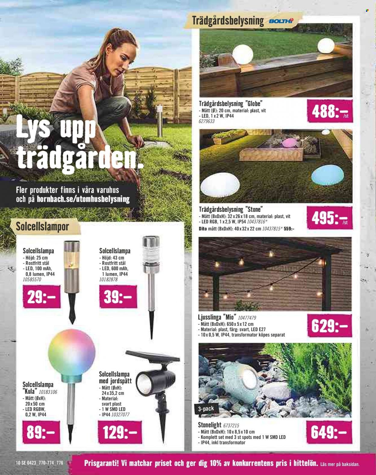 Hornbach reklamblad - 1/4 2023 - 19/4 2023. Sida 10