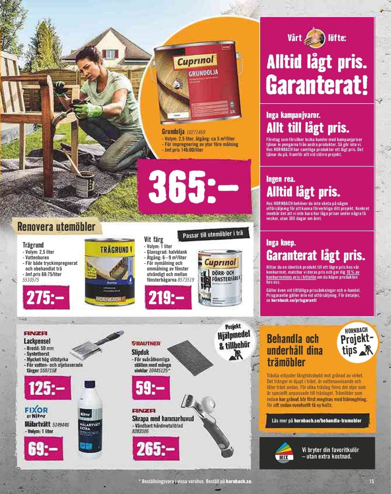 Hornbach reklamblad - 1/4 2023 - 19/4 2023. Sida 15