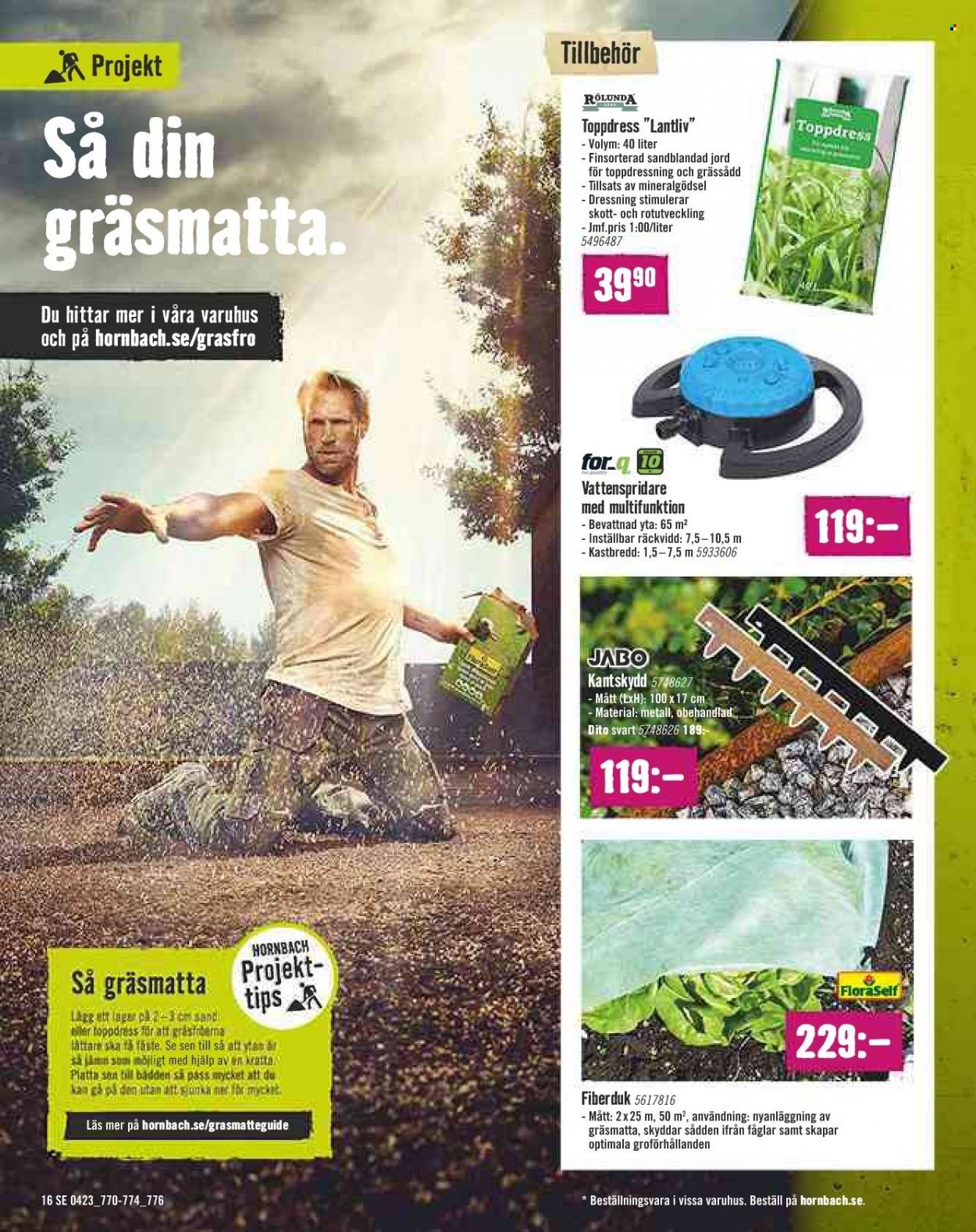 Hornbach reklamblad - 1/4 2023 - 19/4 2023. Sida 16