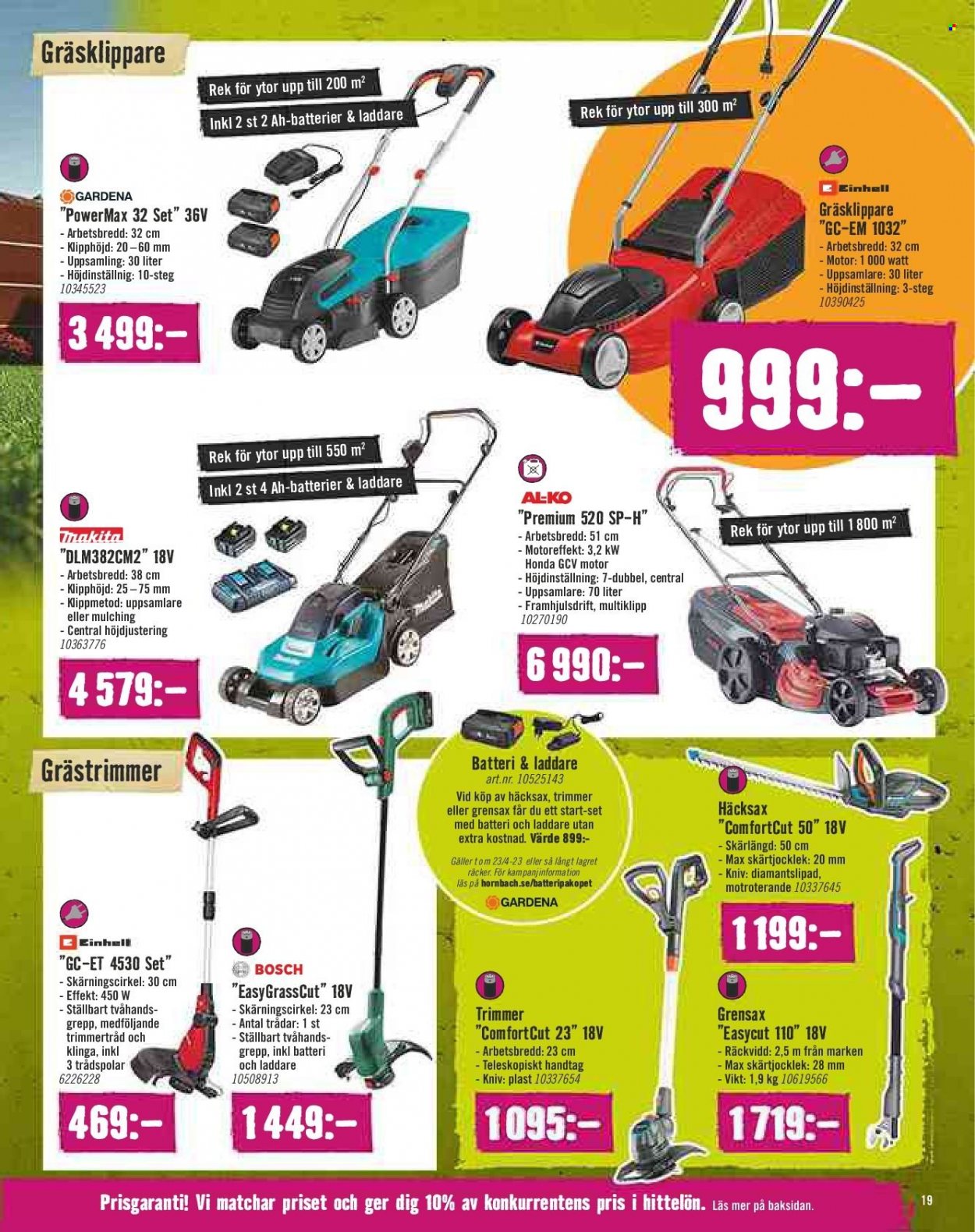 Hornbach reklamblad - 1/4 2023 - 19/4 2023. Sida 19