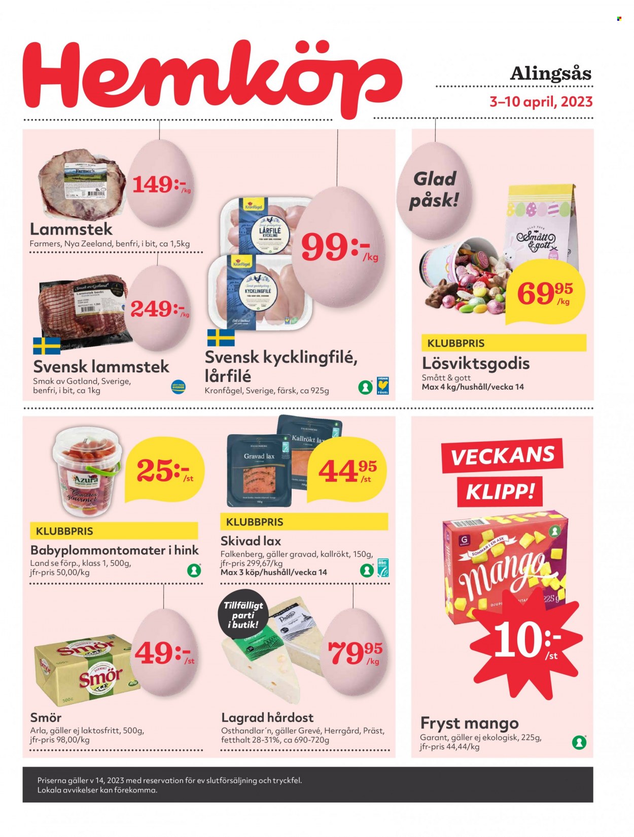 Hemköp reklamblad - 3/4 2023 - 10/4 2023. Sida 1