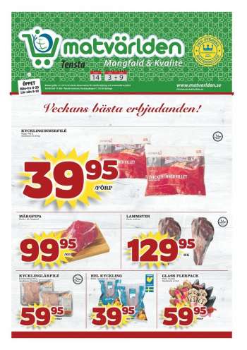 Matvärlden reklamblad