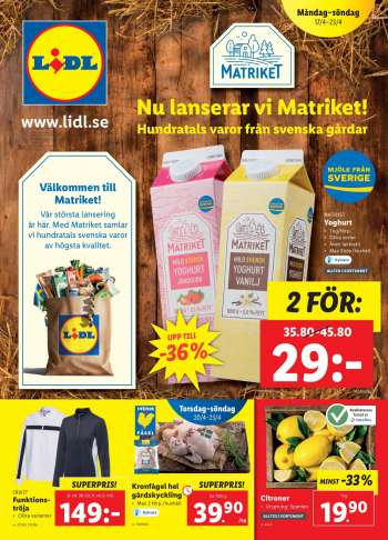 Lidl reklamblad - 17/4 2023 - 23/4 2023.