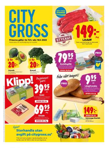 City Gross reklamblad - 11/4 2023 - 16/4 2023.