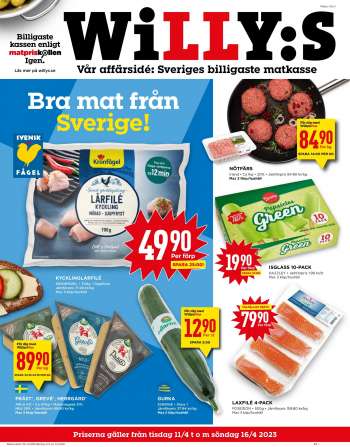 Willys reklamblad - 11/4 2023 - 16/4 2023.