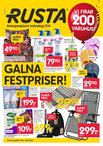 Rusta reklamblad - 17/4 2023 - 23/4 2023.