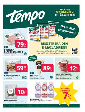 Tempo reklamblad - 17/4 2023 - 23/4 2023.
