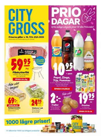 City Gross reklamblad - 17/4 2023 - 23/4 2023.