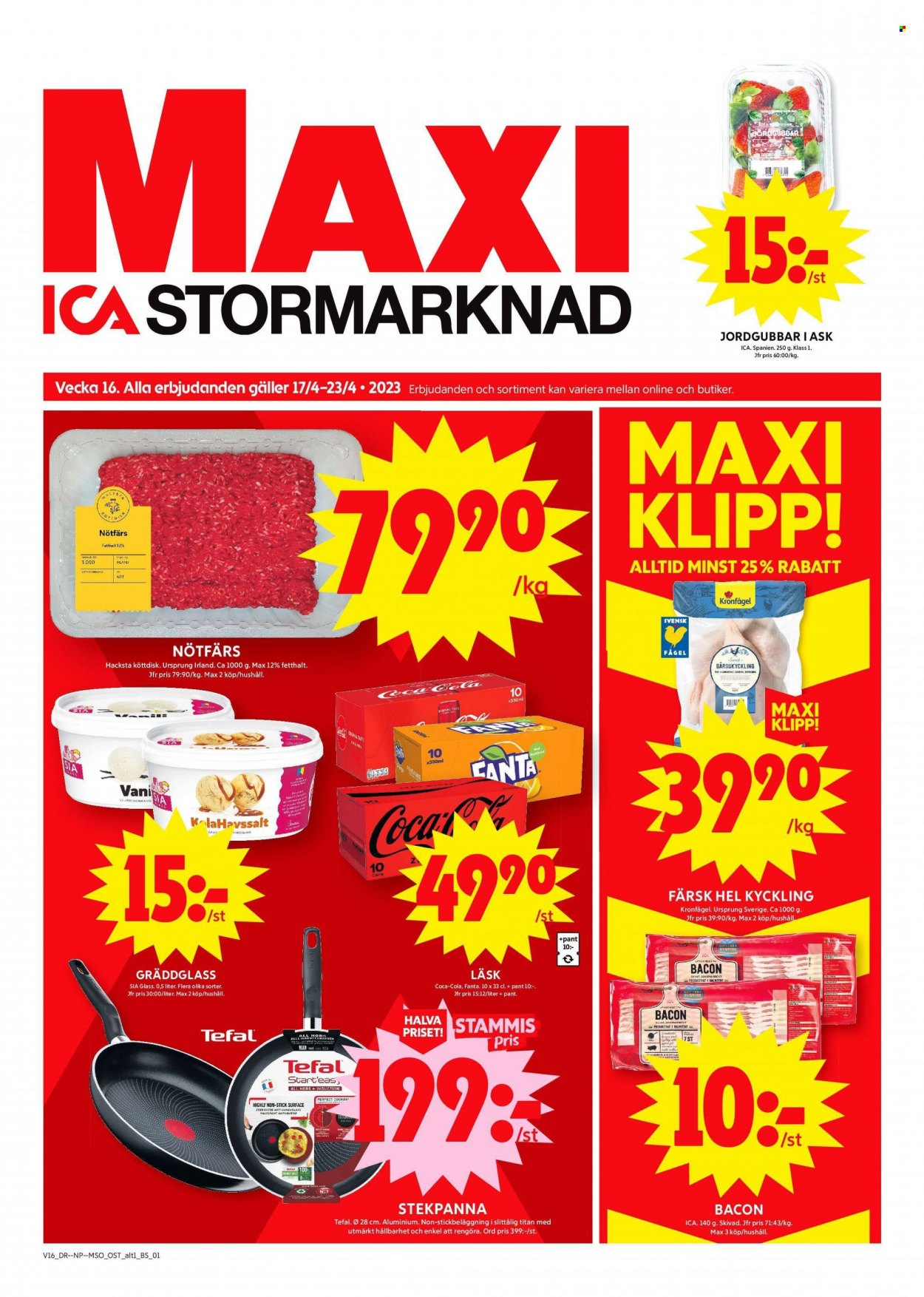 ICA reklamblad - 17/4 2023 - 23/4 2023. Sida 1