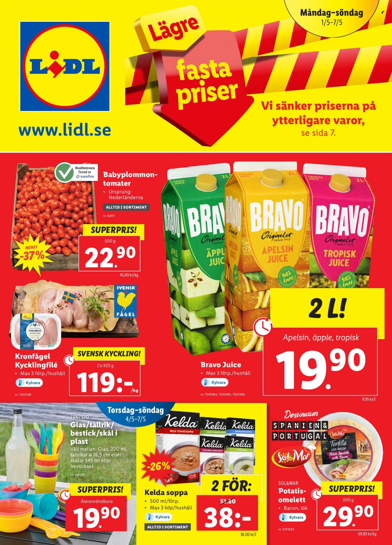 Lidl reklamblad - 1/5 2023 - 7/5 2023. Sida 1