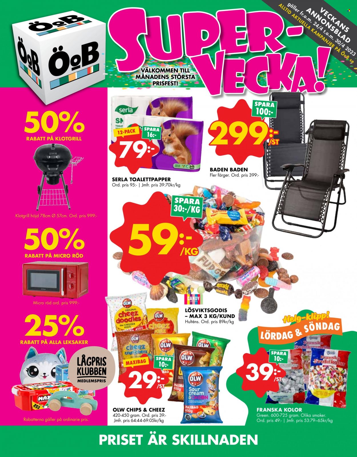 ÖoB reklamblad - 24/4 2023 - 30/4 2023. Sida 1