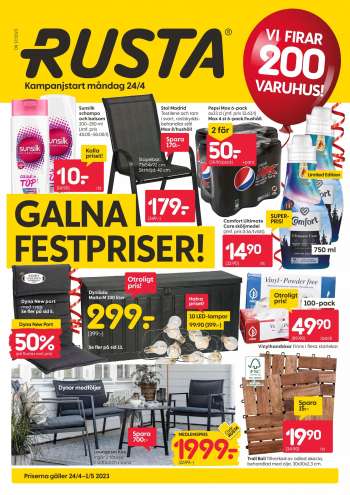 Rusta reklamblad - 24/4 2023 - 1/5 2023.