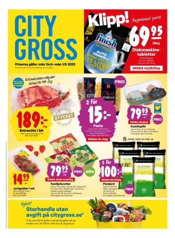 City Gross reklamblad - 24/4 2023 - 1/5 2023.