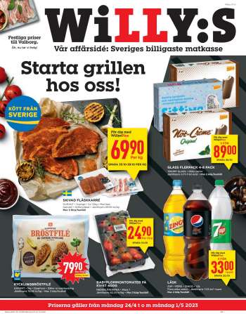 Willys reklamblad - 24/4 2023 - 1/5 2023.