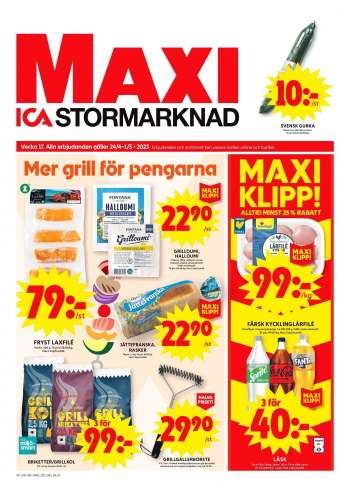 ICA reklamblad - 24/4 2023 - 1/5 2023.