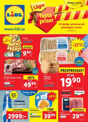 Lidl reklamblad - 8/5 2023 - 14/5 2023.