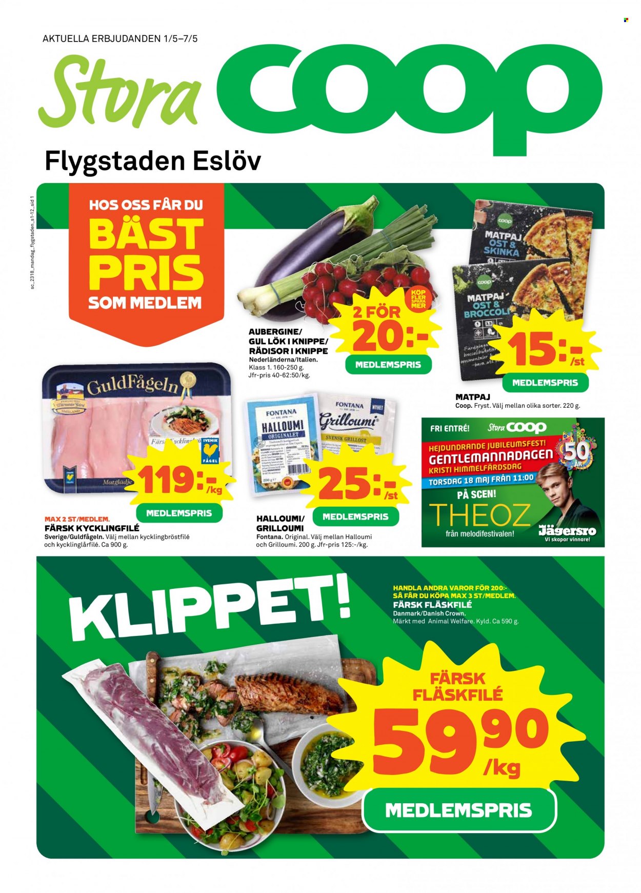 Stora Coop reklamblad - 1/5 2023 - 7/5 2023. Sida 1