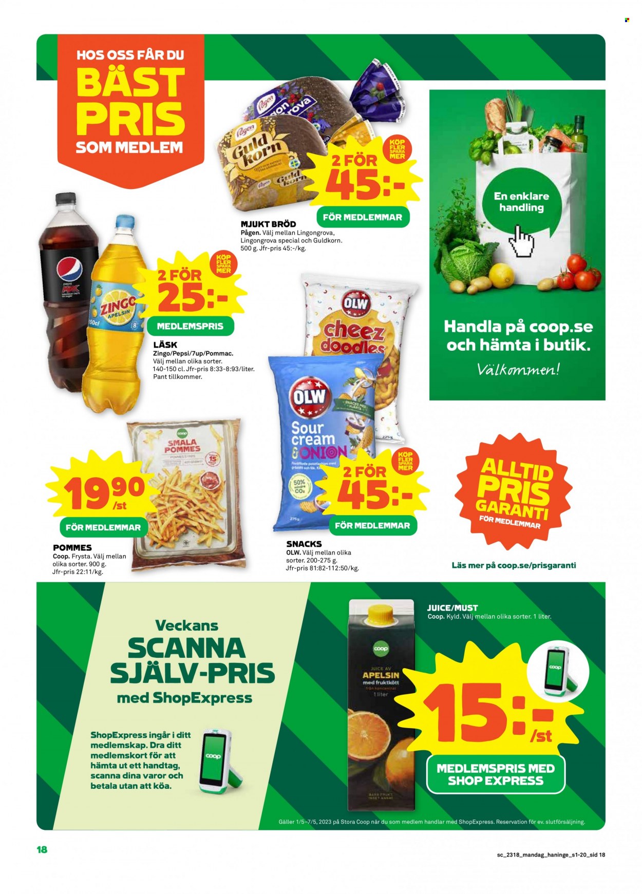 Coop Forum reklamblad - 1/5 2023 - 7/5 2023. Sida 18