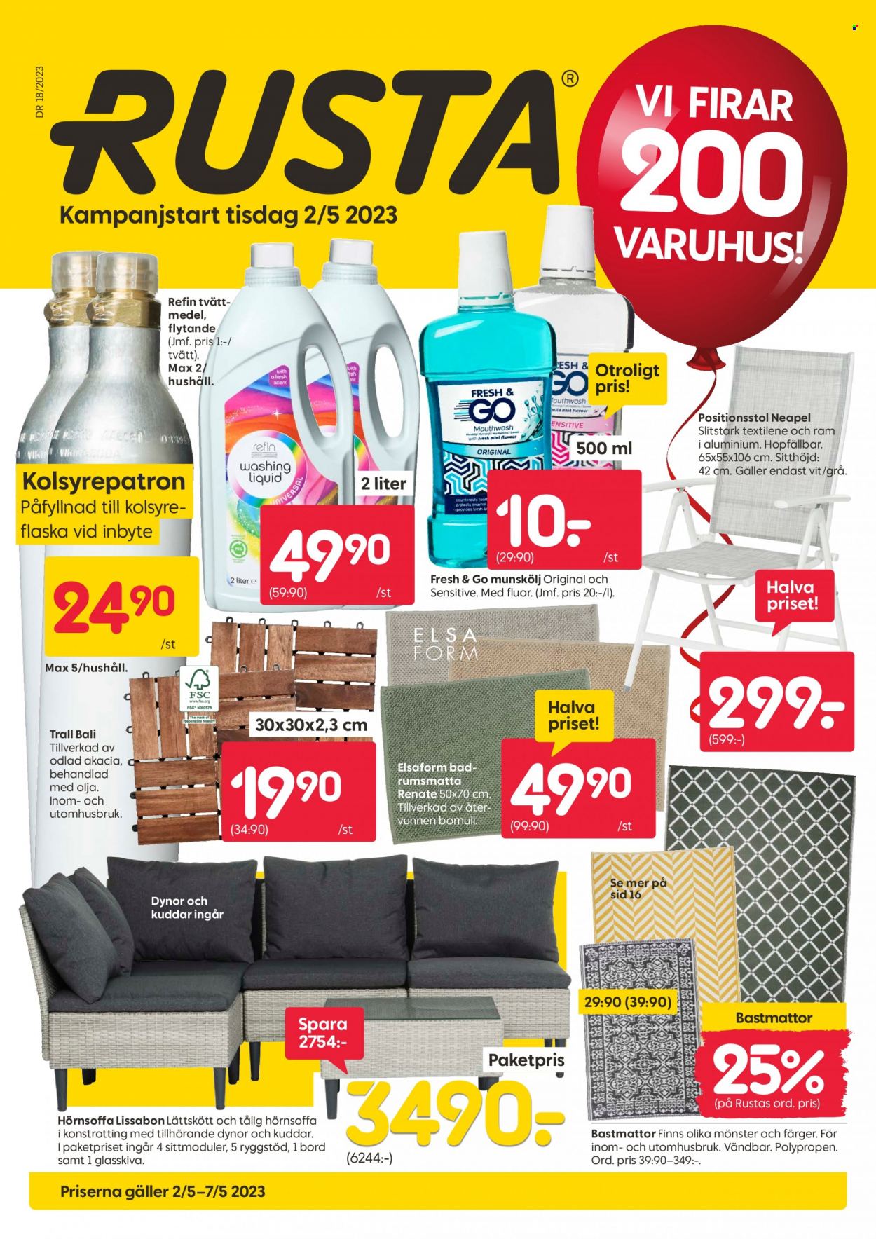 Rusta reklamblad - 2/5 2023 - 7/5 2023. Sida 1