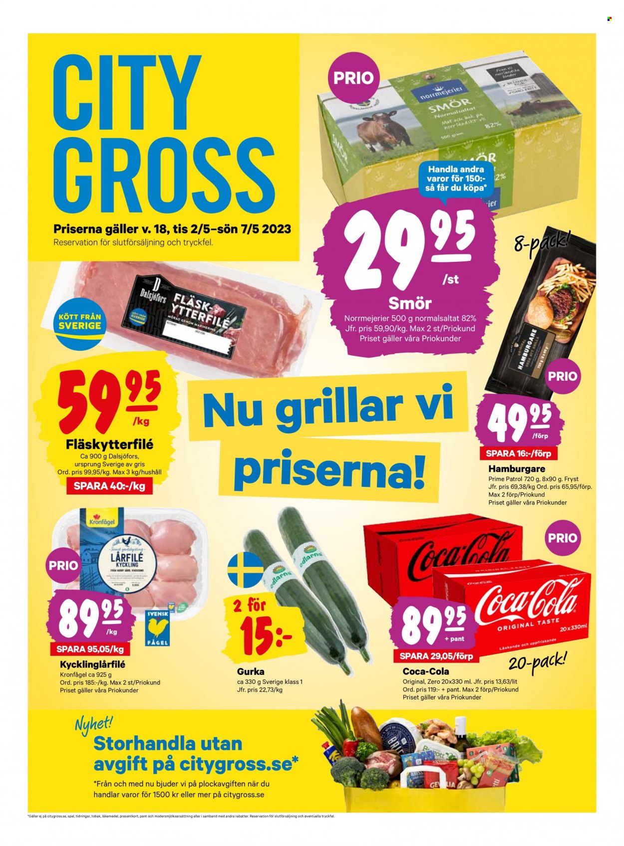 City Gross reklamblad - 2/5 2023 - 7/5 2023. Sida 1