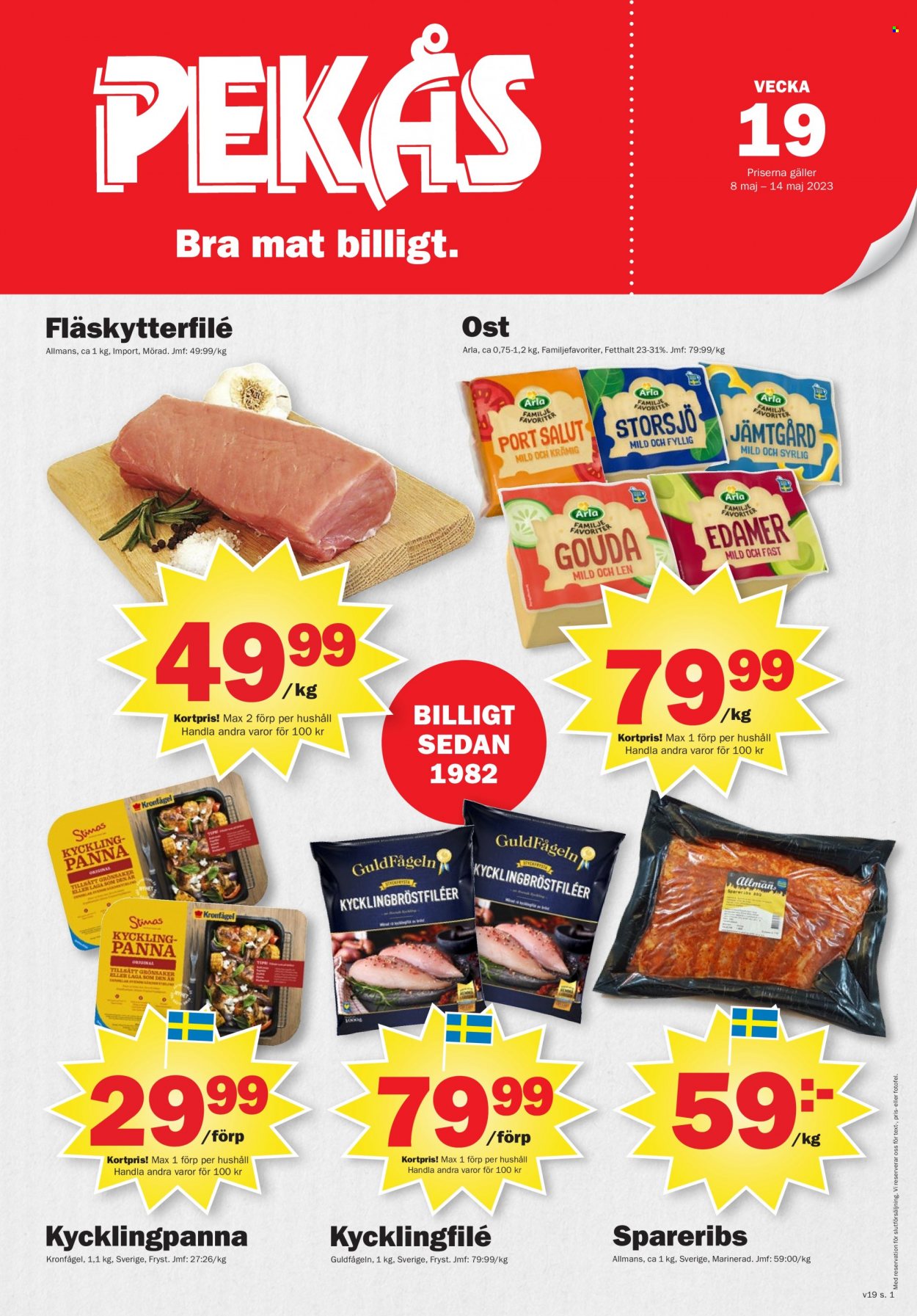 Pekås reklamblad - 8/5 2023 - 14/5 2023. Sida 1