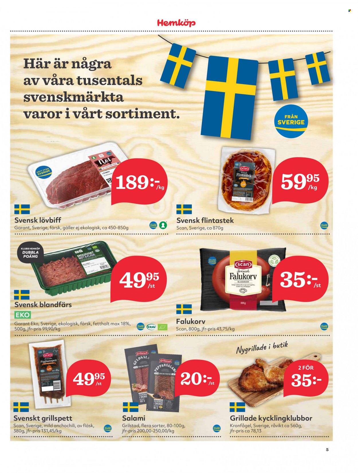 Hemköp reklamblad - 8/5 2023 - 14/5 2023. Sida 5