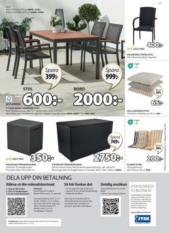 JYSK reklamblad
