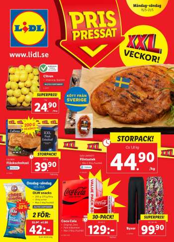 Lidl reklamblad - 15/5 2023 - 21/5 2023.