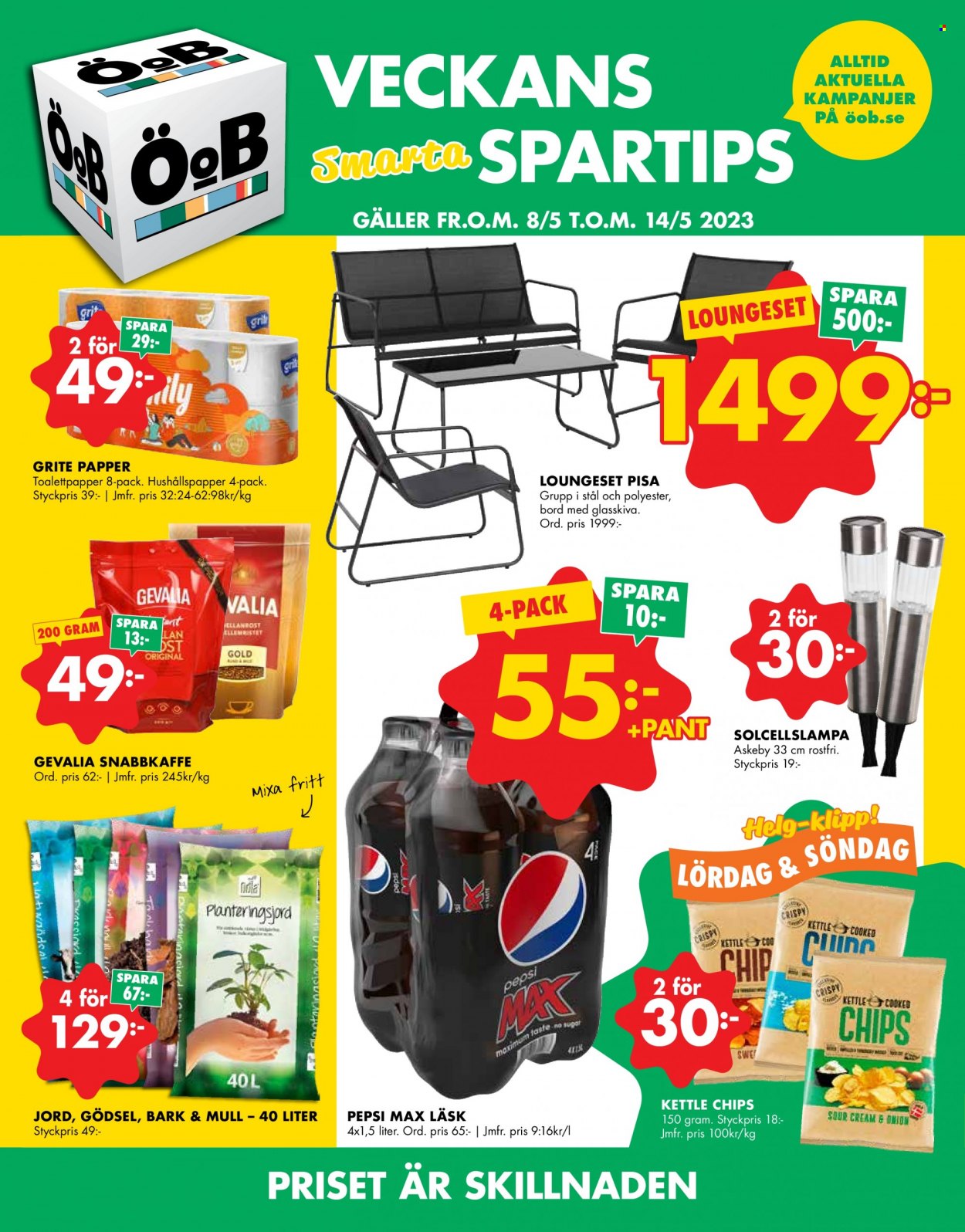 ÖoB reklamblad - 8/5 2023 - 14/5 2023. Sida 1