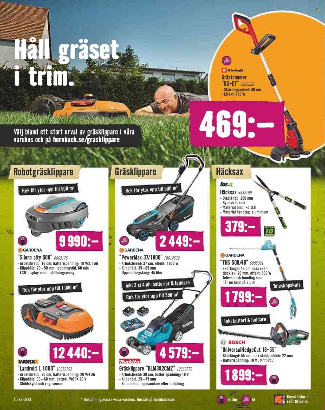 Hornbach reklamblad - 12/5 2023 - 14/6 2023. Sida 10