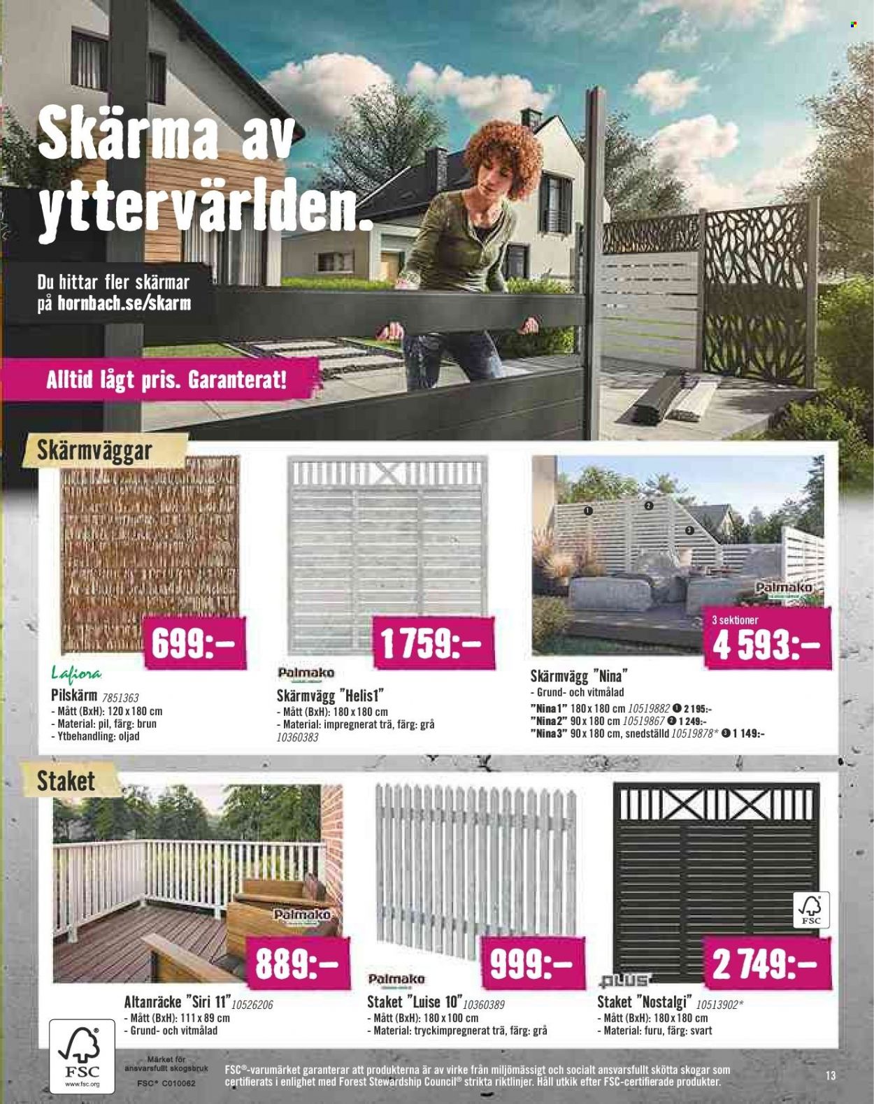 Hornbach reklamblad - 12/5 2023 - 14/6 2023. Sida 13