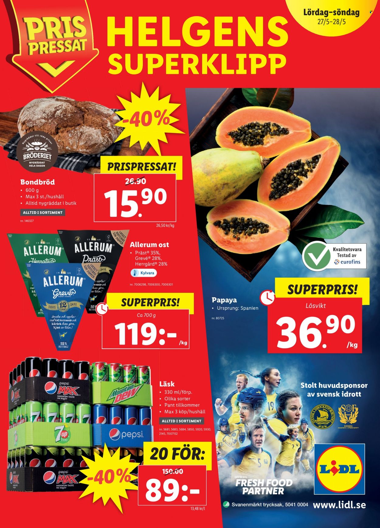 Lidl reklamblad - 22/5 2023 - 28/5 2023. Sida 33