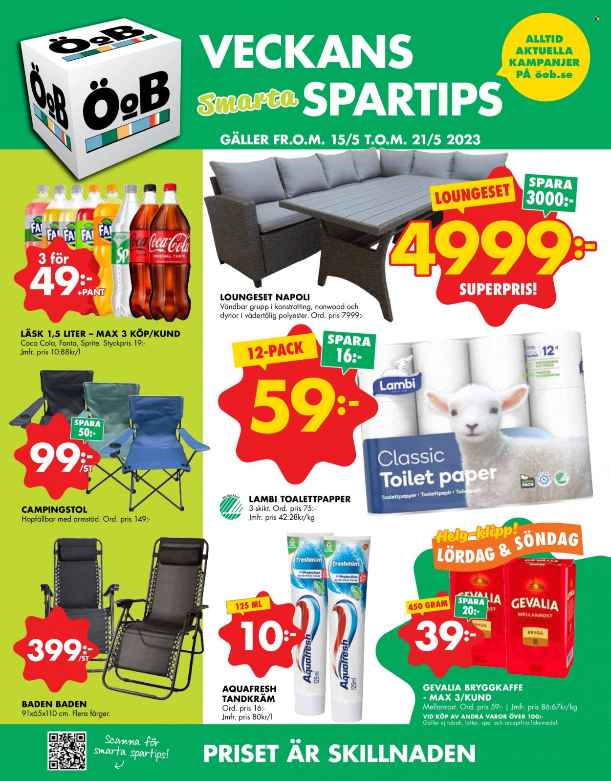 ÖoB reklamblad - 15/5 2023 - 21/5 2023. Sida 1