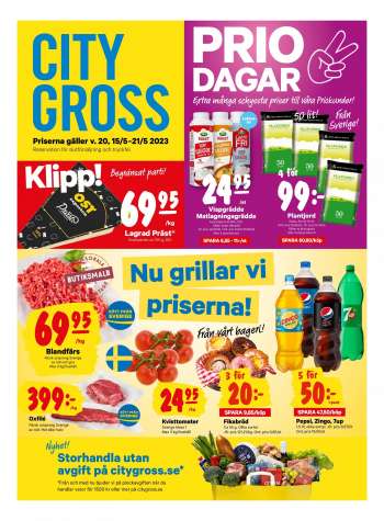 City Gross reklamblad - 15/5 2023 - 21/5 2023.