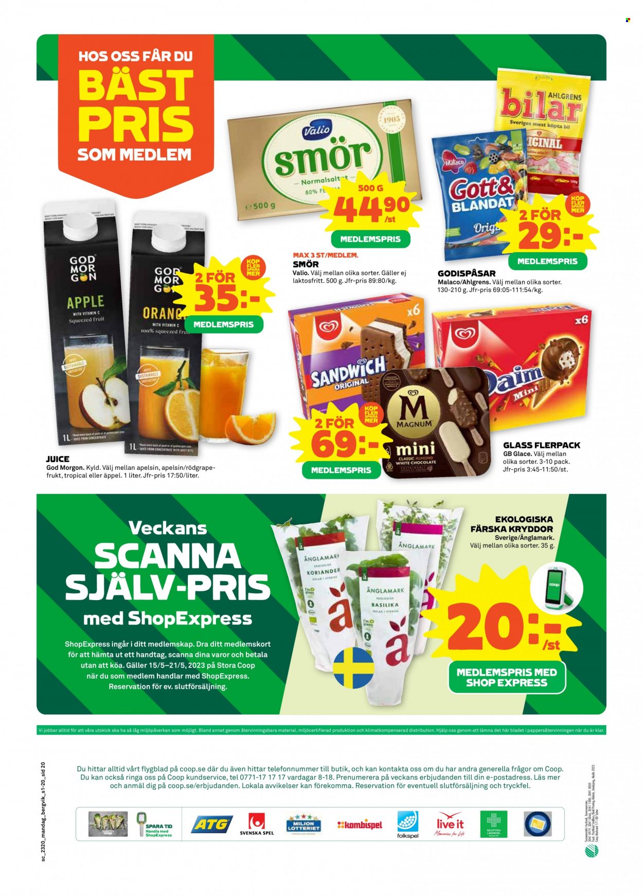 Stora Coop reklamblad - 15/5 2023 - 21/5 2023. Sida 20