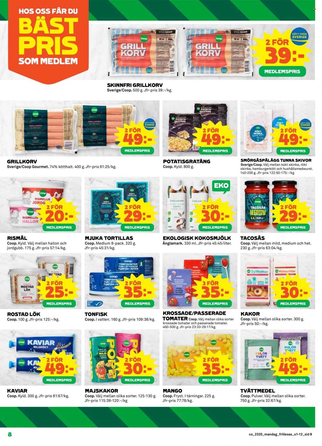 Coop Konsum reklamblad - 15/5 2023 - 21/5 2023. Sida 8
