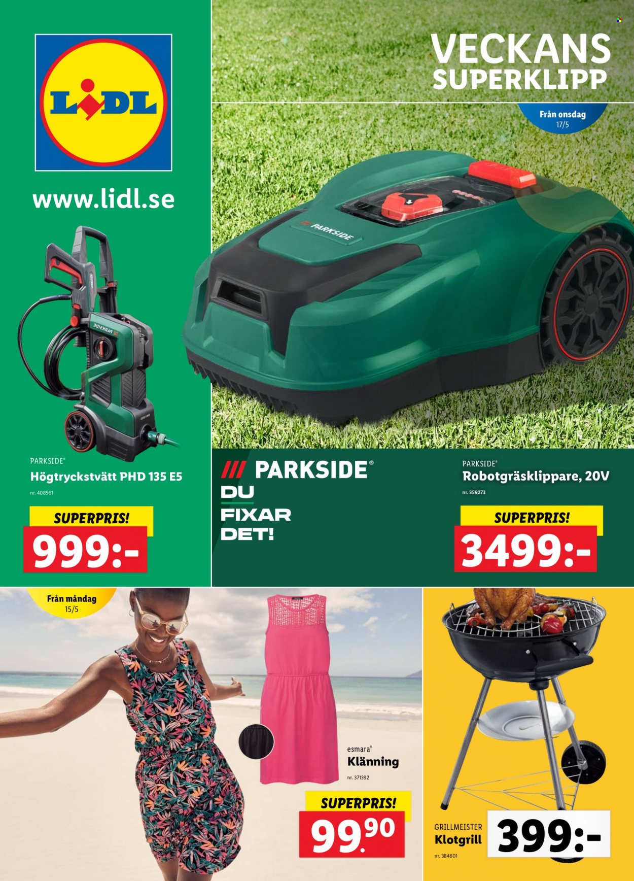 Lidl reklamblad - 15/5 2023 - 21/5 2023. Sida 1